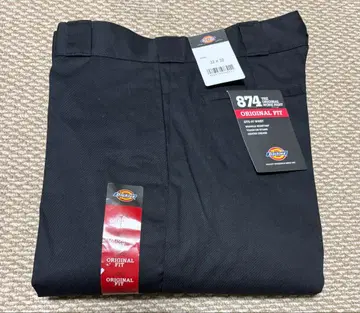 미사용 Dickies 874 오리지널 핏 블랙 팬츠 32x32