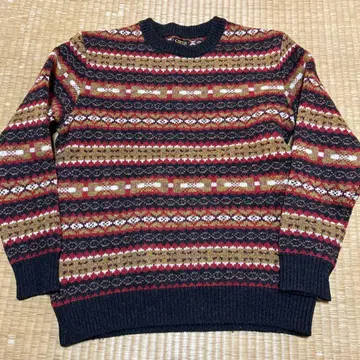 쿠티 cootie 자카드 니트 울 100%