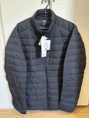 [ 새상품 ] 울트라 라이트 다운 자켓 남성용 XL 블랙