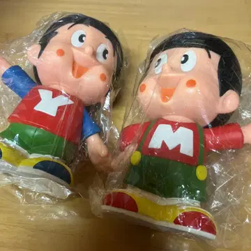 레트로 박스 포함 얀보 마보 피규어 세트 미개봉 저금통