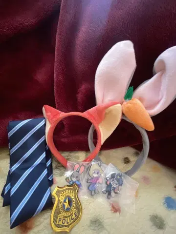 [ 주토피아 ] 귀 머리띠와 꼬리 세트