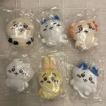 치이카와 (먼작귀) 앉은 봉제 인형 세트