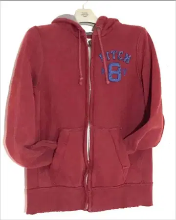 Abercrombie&Fitch 데미지 후드티 와인 레드 M