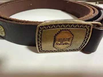 Glad Hand Leather Studs Belt Narrow 새상품급