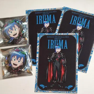 마계학원! 이루마군 마 피아 애니카페 캔뱃지 특전 브로마이드 이루마