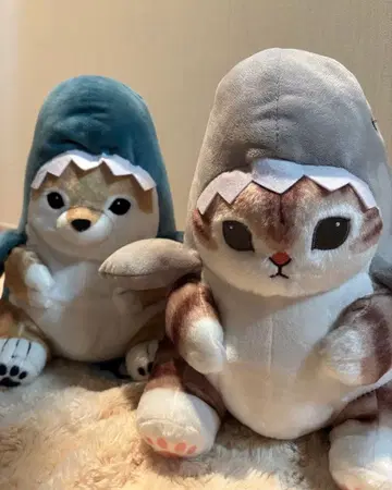 [ 총 2점 ] mofusand 상어냥 봉제 인형