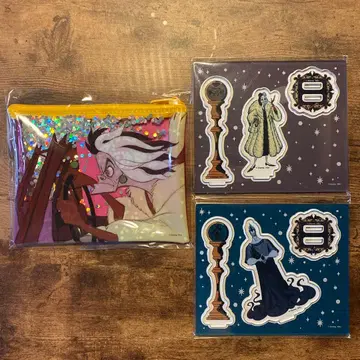 미개봉 새상품 디즈니 빌런즈 해피 복권 3종 세트 크루엘라 2