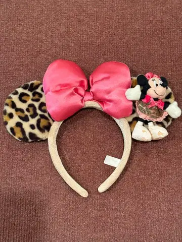 미니 마우스 레오파드 무늬 머리띠