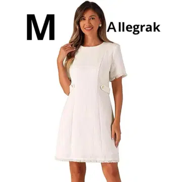 트위드 재키 드레스 포멀 반팔 업무용 졸업식 입학식