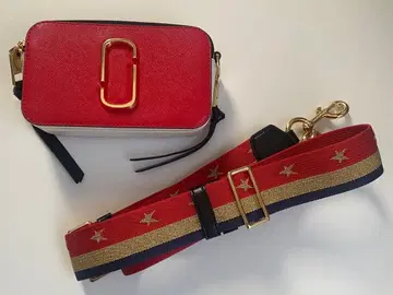 MARC JACOBS 스냅샷 숄더백 레드
