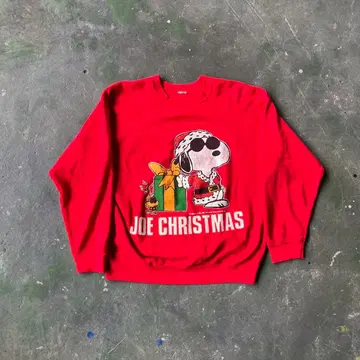 80s USA ARTEX 스누피 래글런 맨투맨 PEANUTS