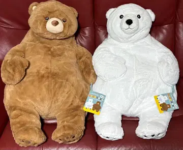 푹신푹신 GIGA 곰돌이 Ver.2 화이트 브라운