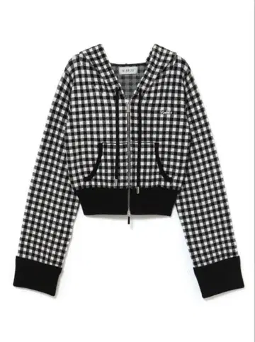 bubbles 바이컬러 후드티 니트