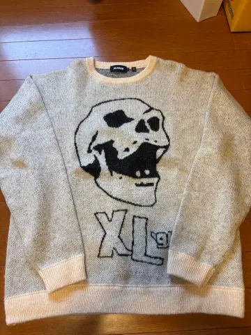 XLARGE SKULL MOHAIR KNIT