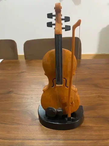미니어처 바이올린 사운드 스탠드 포함