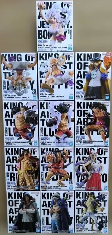 원피스 피규어 KING OF ARTIST 13종 13점