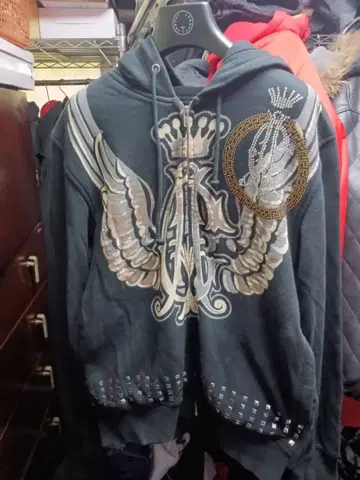 레어 크리스천 오드제이 중 가장 희귀한 스터드 큐빅 후드티 BBOY