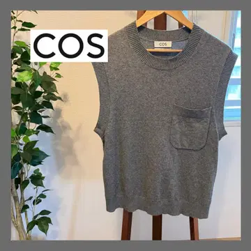 COS 슬리브리스 스웨터 그레이 S 사이즈