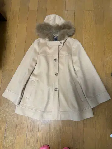 BOSCH 베이지 후드 부착 코트