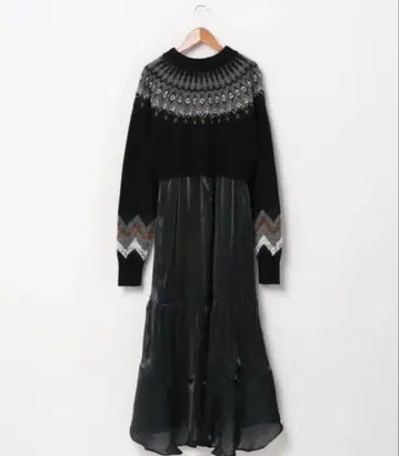 FURFUR 노르딕 세트 드레스 블랙