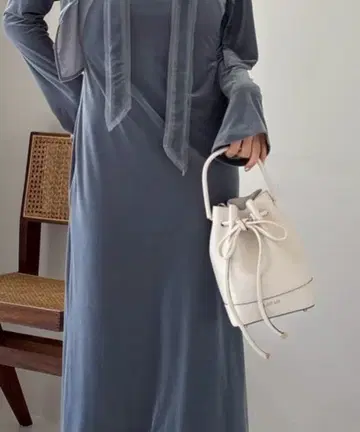 [ 미사용 새상품 ] FRAY I.D 프레이 아이디 리본 백 화이트