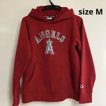 ANGELS 후드티 레드 M y2k