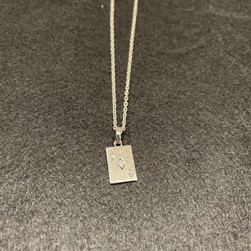 Royal Order 플레이트형 펜던트 목걸이 카드놀이 펜던트