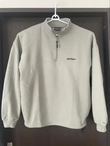 WILDTHINGS 맨투맨 하프 지퍼 빅 실루엣