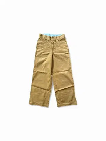 Dickies 치노 팬츠 브라운 와이드 팬츠 통