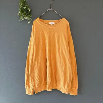 뷰티 앤 유스 [M] 성숙 캐주얼 포인트 컬러 오버 사이즈 맨투맨