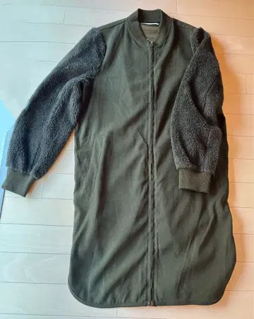 switch 올리브 롱 코트