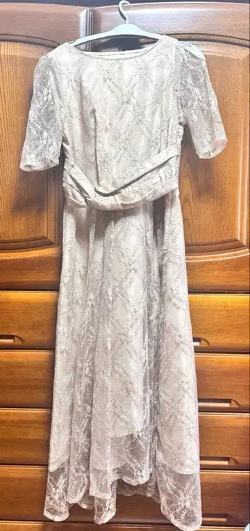 엘레강트한 레이스 맥시 드레스