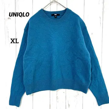 유니클로 프리미엄 라무 크루넥 스웨터 [ XL ] 빅 사이즈