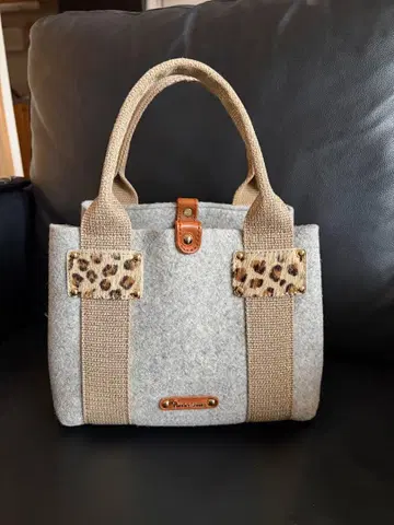 탑카피 이탈리아 펠트 백 그레이