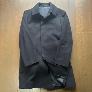 ARTISAN MEN 캐시미어 100% 트렌치코트 네이비 M