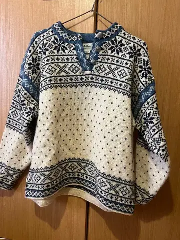 L.L.Bean 노르딕 무늬 스웨터 M