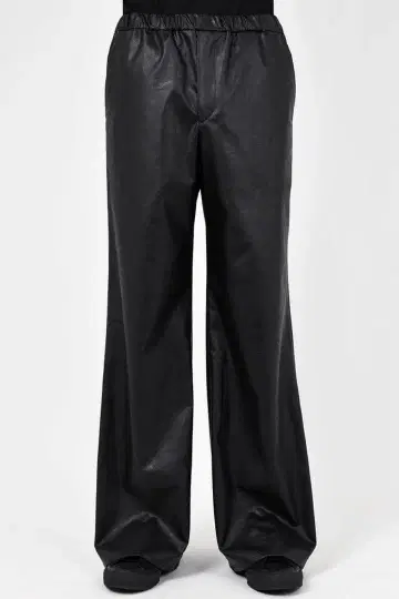 LAD MUSICIAN 25SS 인조 가죽 플레어 팬츠 사이즈 46