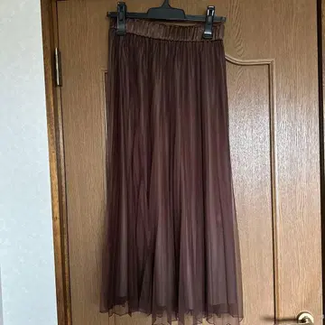 [ 미사용품 ] TIARA 플리츠 롱 스커트