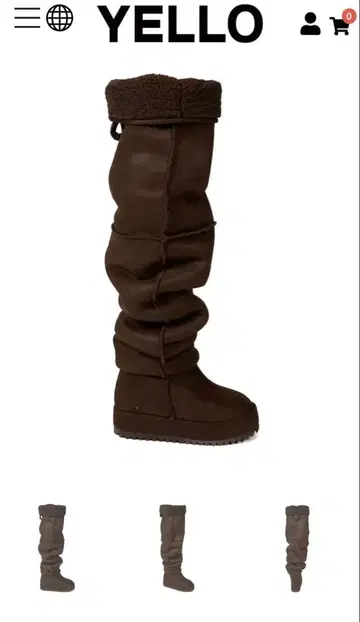 YELLO JACOB LOOSE FIT LONG BOOTS