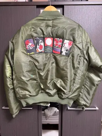 nifumiya MA-1 자켓 L 사이즈 올리브 그린