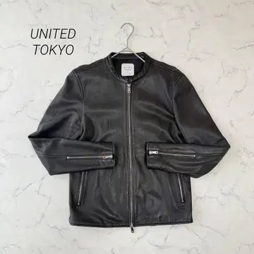 유나이티드 도쿄 가죽 자켓 싱글 램 가죽 사이즈 2 일본제