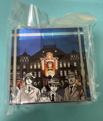 진격의 거인 리바이 한지 오냐코폰 아크릴 블록 도쿄역