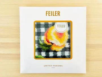 페이 유나이티드 애로우즈 별주 피치 손수건 블랙 계열 체크