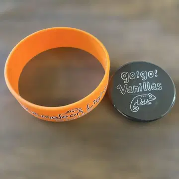 go!go!vanillas Tour 2016 러버 밴드 & 캔뱃지