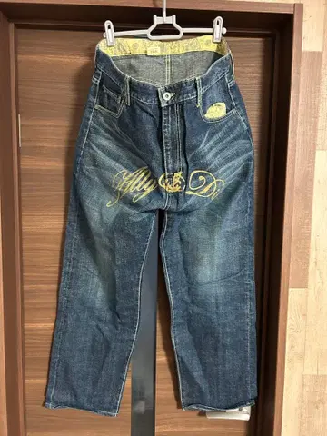 ALLY & DIA 다크 블루 데님 팬츠