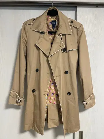 GAP 베이지 더블 브레스트 트렌치코트 무료배송