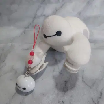 Disney 베이맥스 어깨 봉제 인형 & 베이맥스 방울 세트