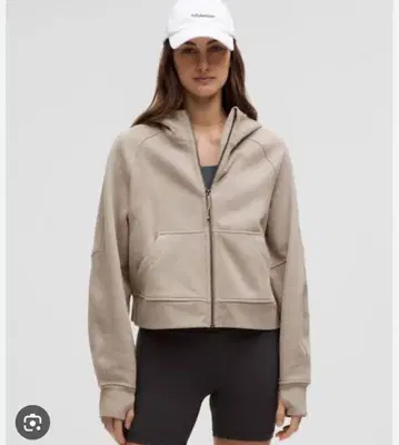 룰루레몬 Scuba 오버 사이즈 풀 지퍼 후디 S