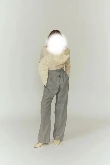 [ eaphi ] LAPEL DETAIL PANTS