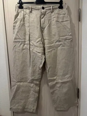 O PROJECT 린넨 와이드 팬츠 nonsapiens